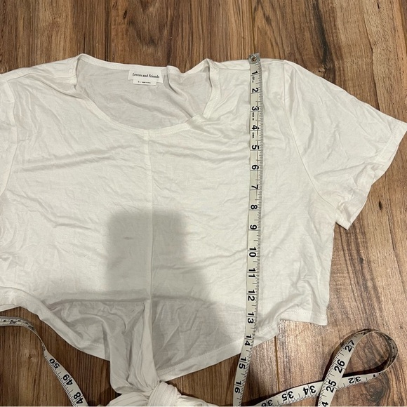 Lovers + Friends White Wrap Crop Top - Picture 6 of 9